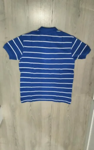 Polo Gendive azul con Rayas blancas Talla M