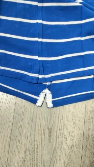 Polo Gendive azul con Rayas blancas Talla M