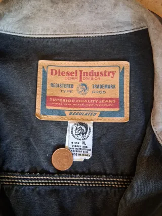 Vintage Trucker Jacket Diesel Industry 90s