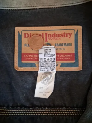 Vintage Trucker Jacket Diesel Industry 90s