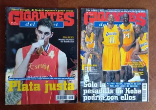 REVISTAS NBA JORDAN GIGANTES XXL GASOL ACB