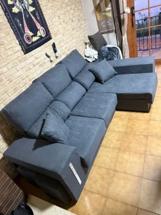 Sofá cheslong en liquidación