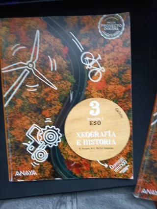 Los 3 libros de Xeografía e historia