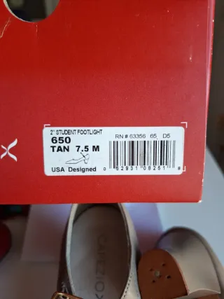 Zapatos de baile Capezio Talla 38