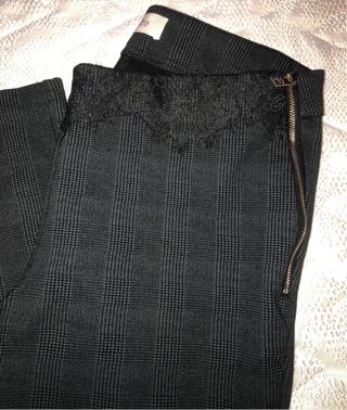 Pantaloni skinny Oltre fantasia pied de poule tg40