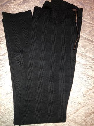 Pantaloni skinny Oltre fantasia pied de poule tg40