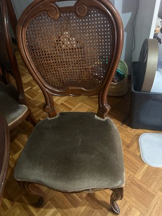 Mesa comedor madera y 6 sillas