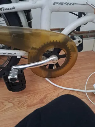 Bicicleta Plegable Blanca