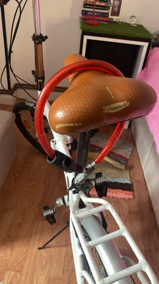 Bicicleta Plegable Blanca