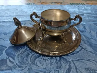 Set posate e zuccheriere vintage Acciaierie Varia