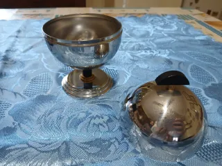 Set posate e zuccheriere vintage Acciaierie Varia