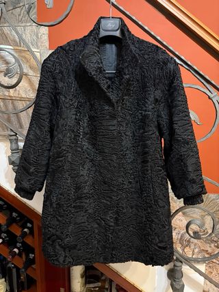 Cappotto donna lana agnello autentico vintage chic