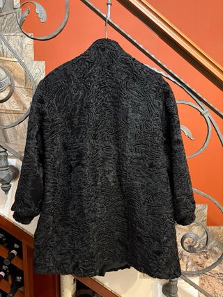 Cappotto donna lana agnello autentico vintage chic