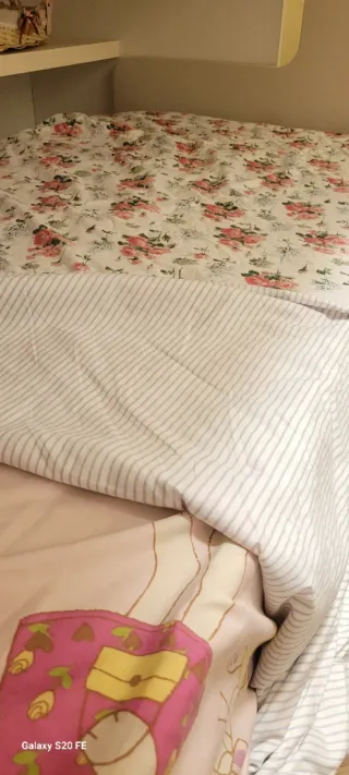 Coppia Lenzuola Singolo Floreale