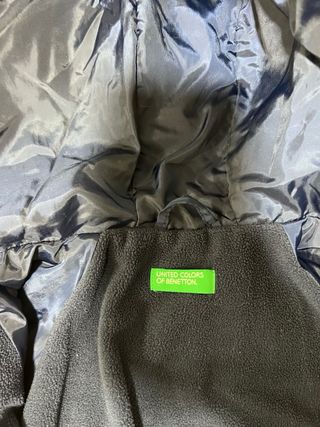 Chaqueta plumón Benetton azul 104cm