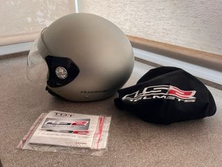 Casco LS2 Plateado Talla XS