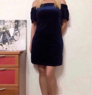 Vestido de terciopelo Atmosphere