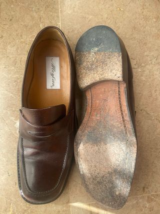 Mocasines Mezlan Marrones, en perfecto estado.