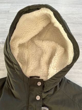 Abrigo forrado de borreguito para chica de Only