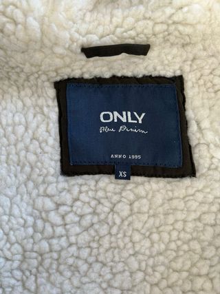 Abrigo forrado de borreguito para chica de Only