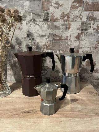 Lote 3 cafeteras italianas