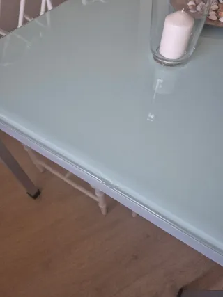 Mesa de cristal 140x90