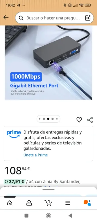 Dock Thunderbolt 4 Microsoft Surface 11 in 1