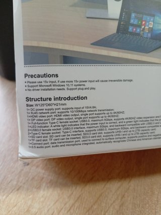 Dock Thunderbolt 4 Microsoft Surface 11 in 1