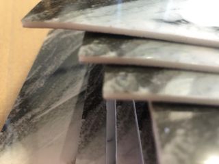 Paneles pared efecto mármol 60x30cm PVC 20 unid