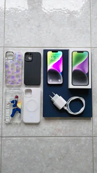 iPhone 14 128GB Blu Midnight + Accessori