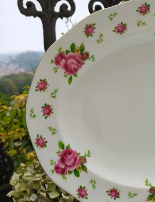 Vassoio Royal Albert New country Roses White