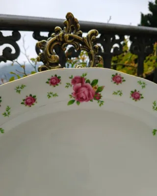Vassoio Royal Albert New country Roses White