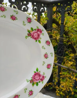 Vassoio Royal Albert New country Roses White