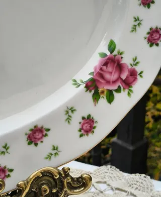 Vassoio Royal Albert New country Roses White