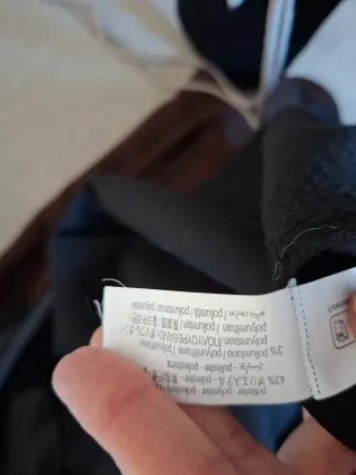 Vestido Zara blanco y negro