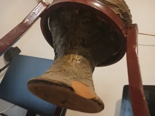 Vasija antigua de cerámica rústica – Pieza etnográ