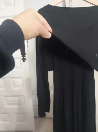 Conjunto vestido y chaquetilla negro