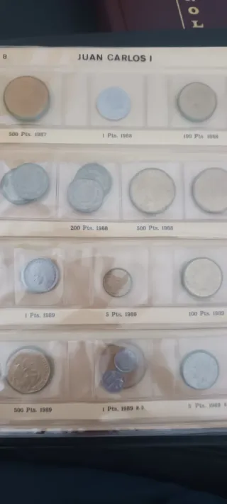 Lote 3 Monedas 500 Pesetas 1987-1989