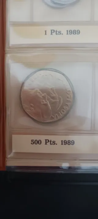 Lote 3 Monedas 500 Pesetas 1987-1989