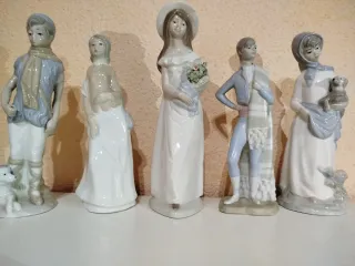 Conjunto figuras cerámica/porcelana