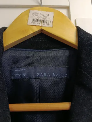 Americana Zara Negra Talla M