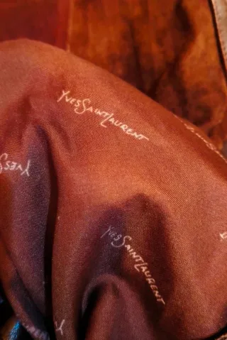 Chaqueta Cuero YSL Mujer Años 90