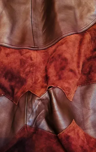 Chaqueta Cuero YSL Mujer Años 90