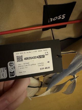 Chaqueta Boss Mujer Beige/Gris