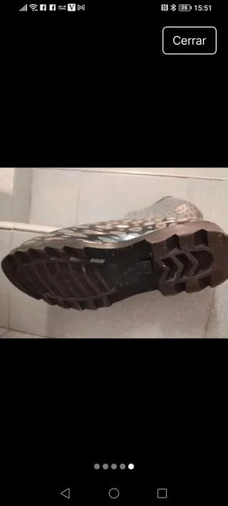 Botas de agua altas mujer estampado