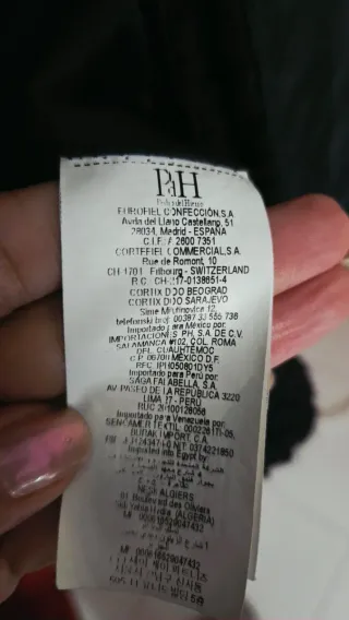 Capa / Chaquetón Pedro del Hierro - 100% Lana