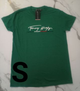 Camisetas tallas en las fotos