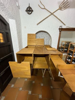 Mueble madera furgoneta camper