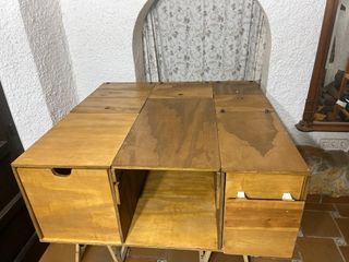 Mueble madera furgoneta camper