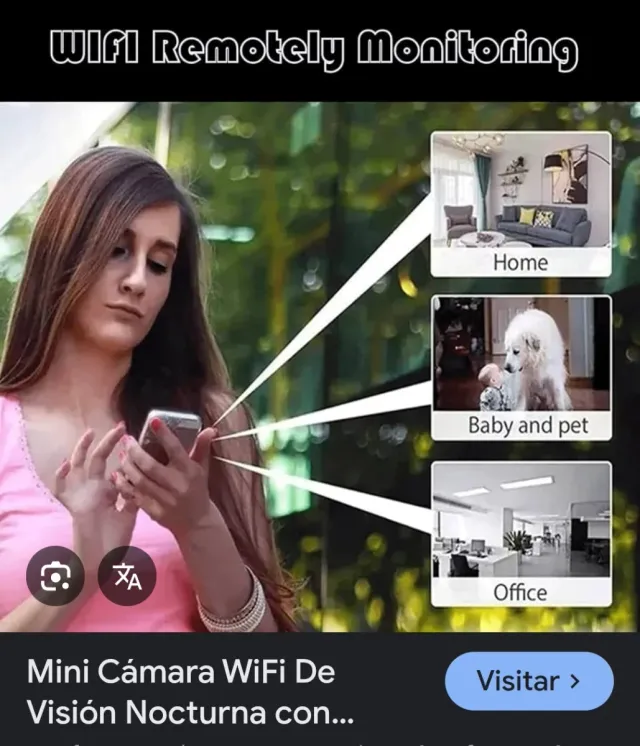 Mini cámara de vigilancia HD